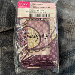 Thirty One Patchwork Paisley Wristlet - NWT